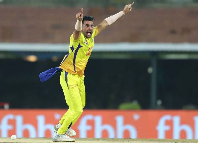 Deepak Chahar has time and again provided vital breakthroughs in the power play. (Image Courtesy: iplt20.com/bcci)
